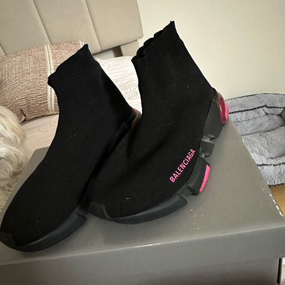Balenciaga sock shoes. Does not come with box